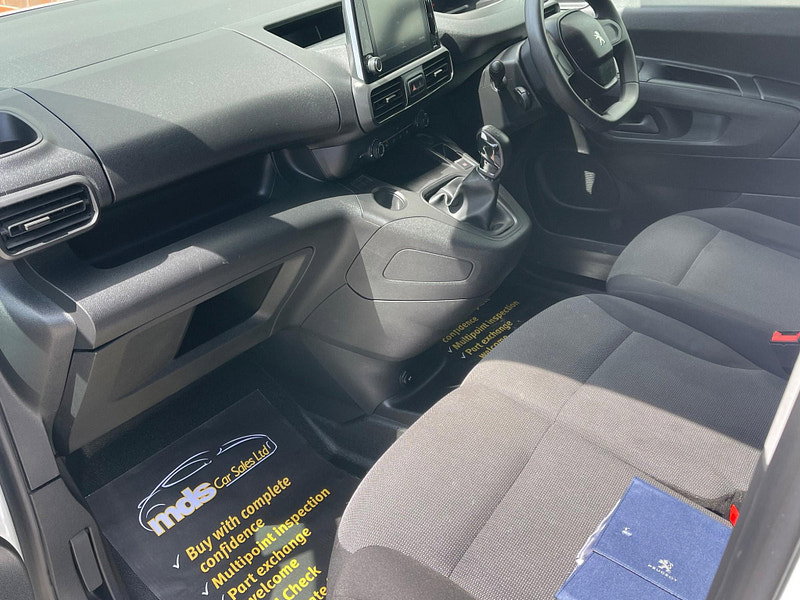 Peugeot Partner 1.5 BlueHDi 1000 Professional Standard Panel Van SWB Euro 6 (s/s) 5dr