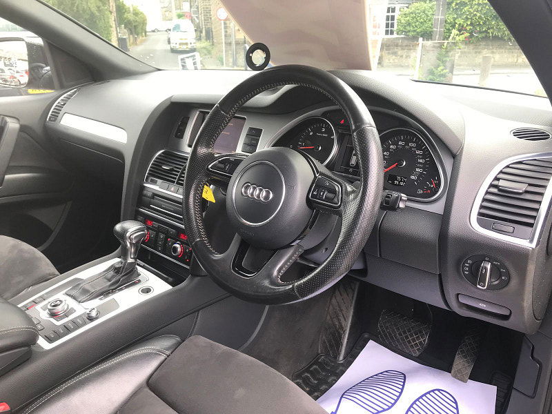 Audi Q7 3.0L S Line TDI 245 Quattro Auto SUV 5dr Diesel Automatic Euro 5 (245 bhp) 5dr Automatic 2025