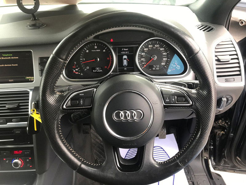 Audi Q7 3.0L S Line TDI 245 Quattro Auto SUV 5dr Diesel Automatic Euro 5 (245 bhp) 5dr Automatic 2025