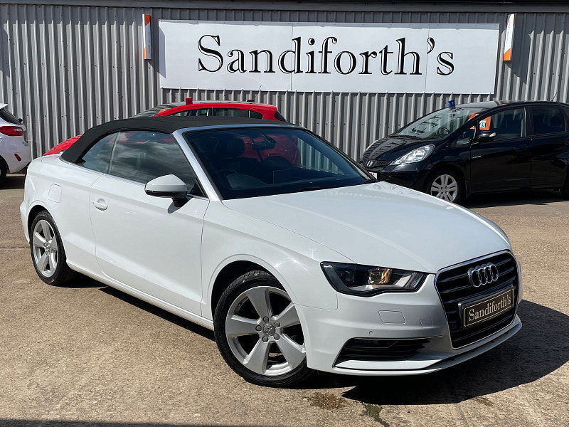 Audi A3 Cabriolet 1.4 TFSI CoD Sport Convertible 2dr Petrol S Tronic Euro 6 (s/s) (150 ps)  Full Leather, sat Nav 2dr Automatic 2024