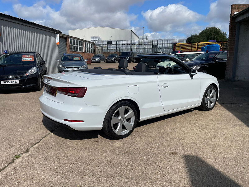 Audi A3 Cabriolet 1.4 TFSI CoD Sport Convertible 2dr Petrol S Tronic Euro 6 (s/s) (150 ps)  Full Leather, sat Nav 2dr Automatic 2024