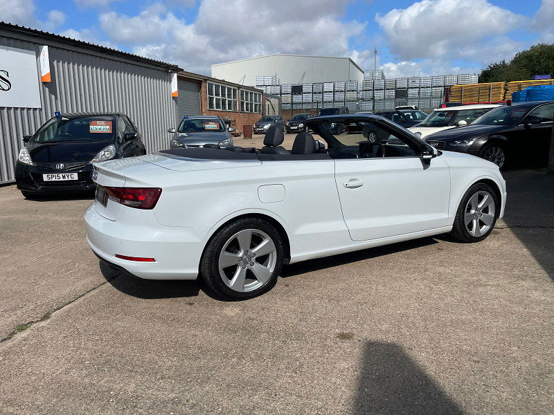 Audi A3 Cabriolet 1.4 TFSI CoD Sport Convertible 2dr Petrol S Tronic Euro 6 (s/s) (150 ps)  Full Leather, sat Nav 2dr Automatic 2024