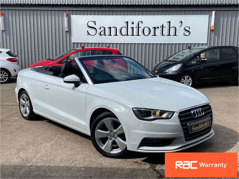 Audi A3 Cabriolet 1.4 TFSI CoD Sport Convertible 2dr Petrol S Tronic Euro 6 (s/s) (150 ps)  Full Leather, sat Nav 2dr Automatic 2024