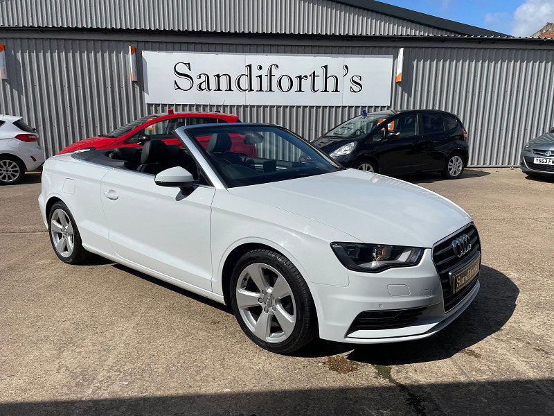 Audi A3 Cabriolet 1.4 TFSI CoD Sport Convertible 2dr Petrol S Tronic Euro 6 (s/s) (150 ps)  Full Leather, sat Nav 2dr Automatic 2024