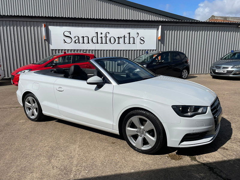 Audi A3 Cabriolet 1.4 TFSI CoD Sport Convertible 2dr Petrol S Tronic Euro 6 (s/s) (150 ps)  Full Leather, sat Nav 2dr Automatic 2024