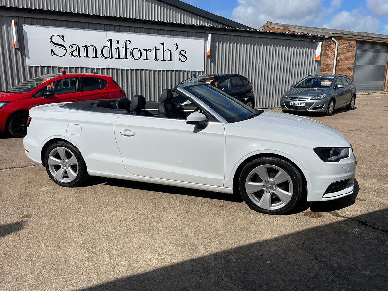 Audi A3 Cabriolet 1.4 TFSI CoD Sport Convertible 2dr Petrol S Tronic Euro 6 (s/s) (150 ps)  Full Leather, sat Nav 2dr Automatic 2024