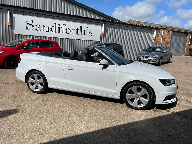 Audi A3 Cabriolet 1.4 TFSI CoD Sport Convertible 2dr Petrol S Tronic Euro 6 (s/s) (150 ps)  Full Leather, sat Nav 2dr Automatic 2024