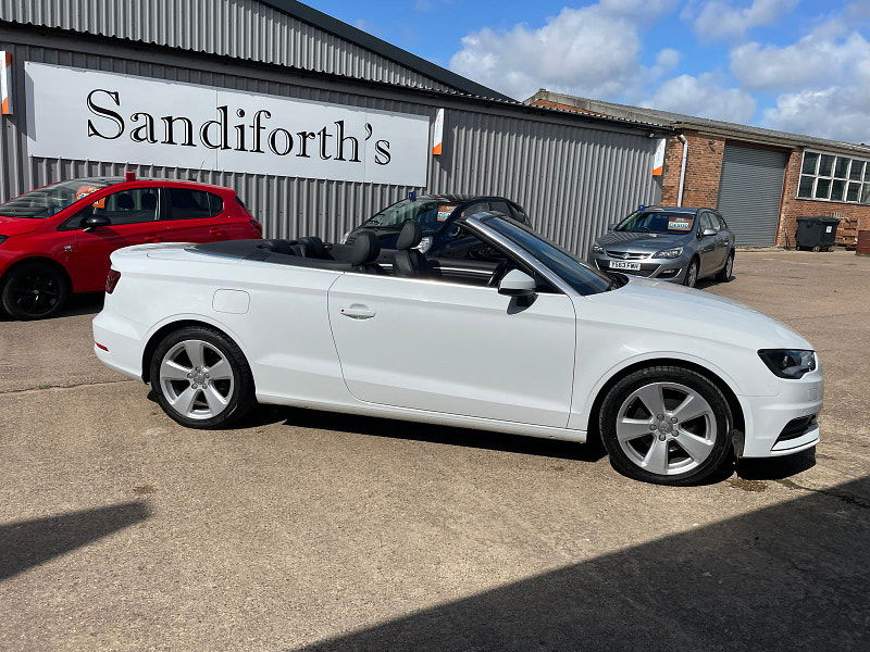 Audi A3 Cabriolet 1.4 TFSI CoD Sport Convertible 2dr Petrol S Tronic Euro 6 (s/s) (150 ps)  Full Leather, sat Nav 2dr Automatic 2024