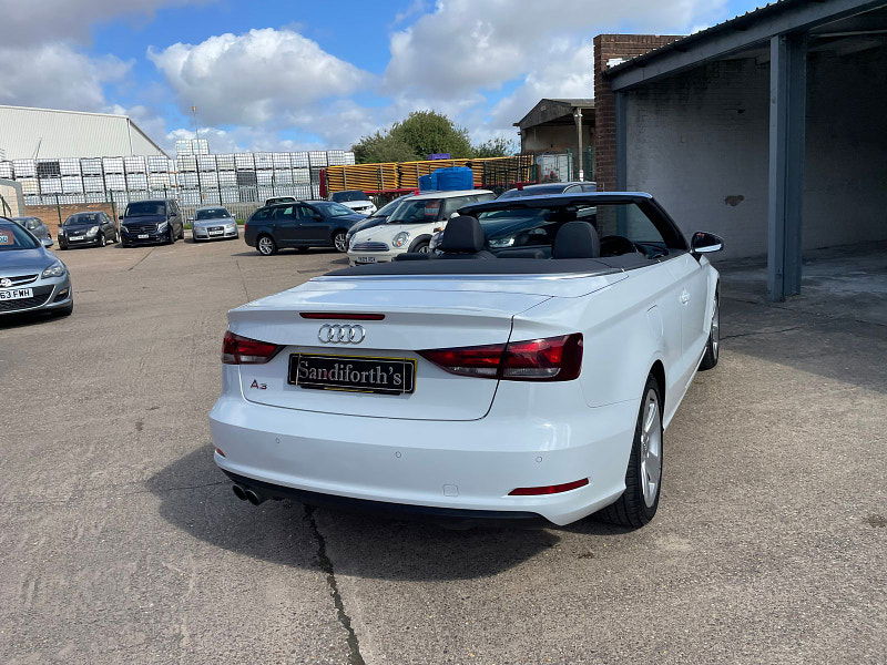 Audi A3 Cabriolet 1.4 TFSI CoD Sport Convertible 2dr Petrol S Tronic Euro 6 (s/s) (150 ps)  Full Leather, sat Nav 2dr Automatic 2024