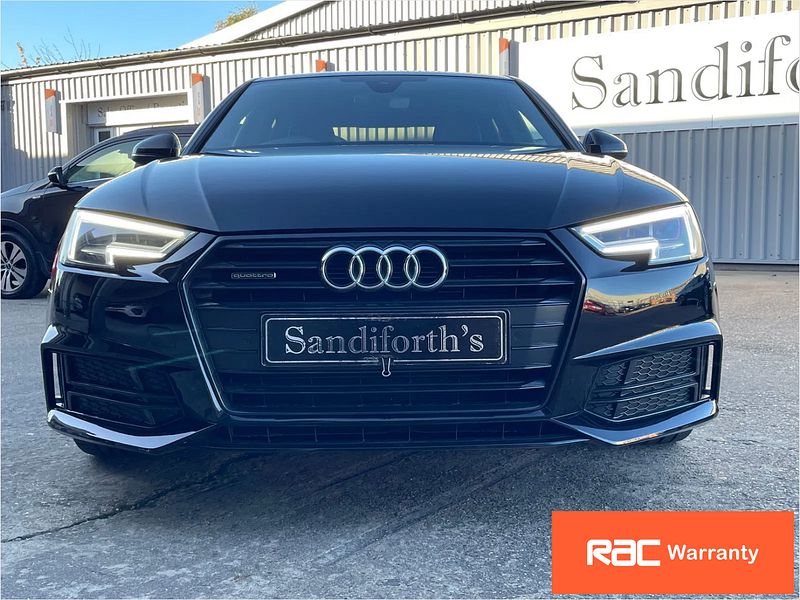 Audi A4 2.0 TDI Black Edition Saloon 4dr Diesel S Tronic quattro Euro 6 (s/s) (190 ps) 4dr Automatic 2025