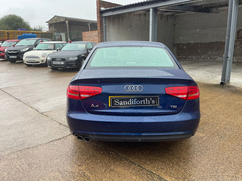 Audi A4 2.0 TDI SE Saloon 4dr Diesel Manual Euro 5 (s/s) (143 ps) Only 56k 5 Services 4dr Manual 2025