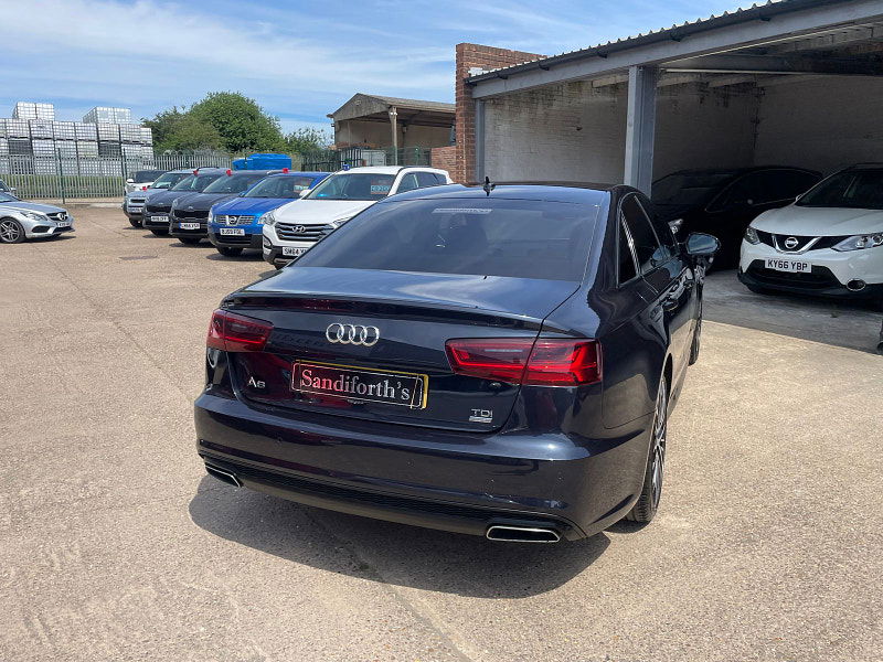 Audi A6 Saloon 2.0 TDI ultra Black Edition Saloon 4dr Diesel S Tronic Euro 6 (s/s) (190 ps) 7 Services,  4dr Automatic 2024