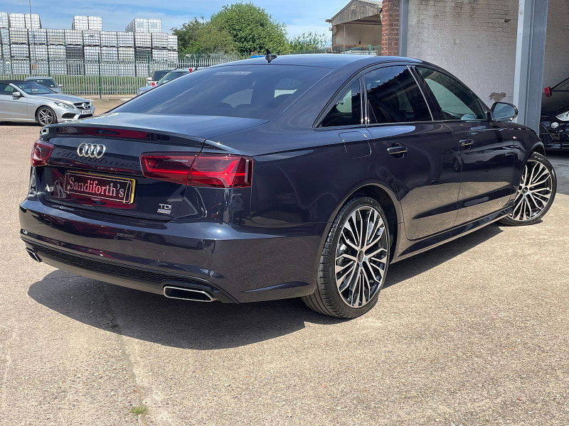 Audi A6 Saloon 2.0 TDI ultra Black Edition Saloon 4dr Diesel S Tronic Euro 6 (s/s) (190 ps) 7 Services,  4dr Automatic 2024