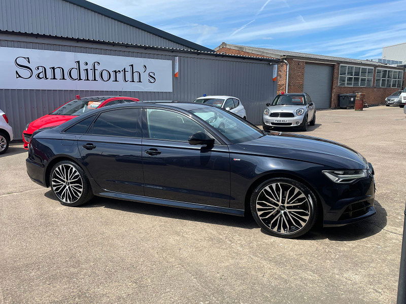 Audi A6 Saloon 2.0 TDI ultra Black Edition Saloon 4dr Diesel S Tronic Euro 6 (s/s) (190 ps) 7 Services,  4dr Automatic 2024