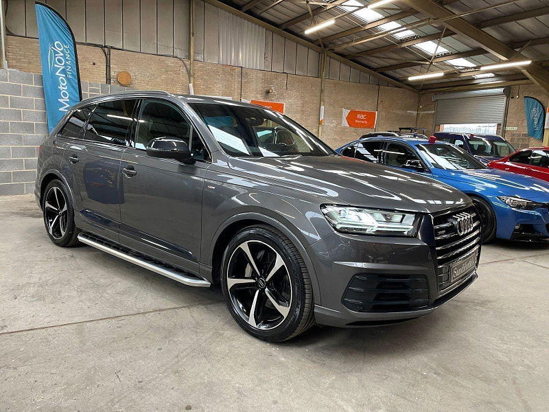 Audi Q7 3.0 TDI QUATTRO BLACK EDITION MHEV 5d 282 BHP SIDE STEPS, 21'S FULL LEATHER 21 INCH 5 SPOKE ALLOYS, BOSE, 5dr Automatic 2025