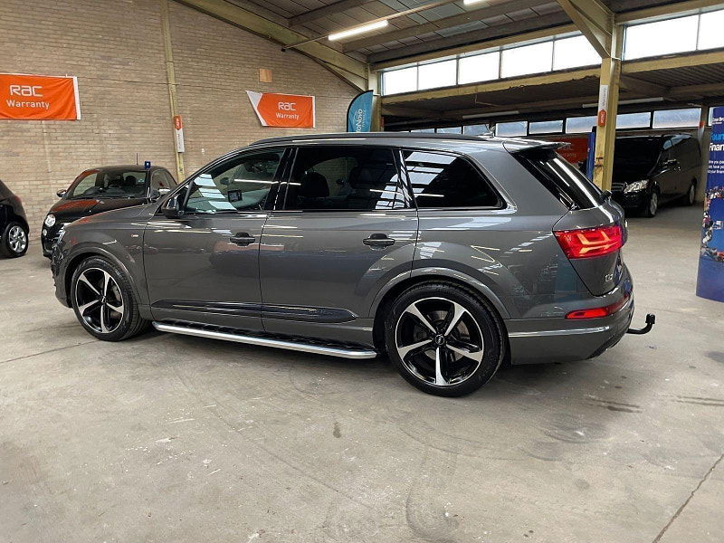 Audi Q7 3.0 TDI QUATTRO BLACK EDITION MHEV 5d 282 BHP SIDE STEPS, 21'S FULL LEATHER 21 INCH 5 SPOKE ALLOYS, BOSE, 5dr Automatic 2025