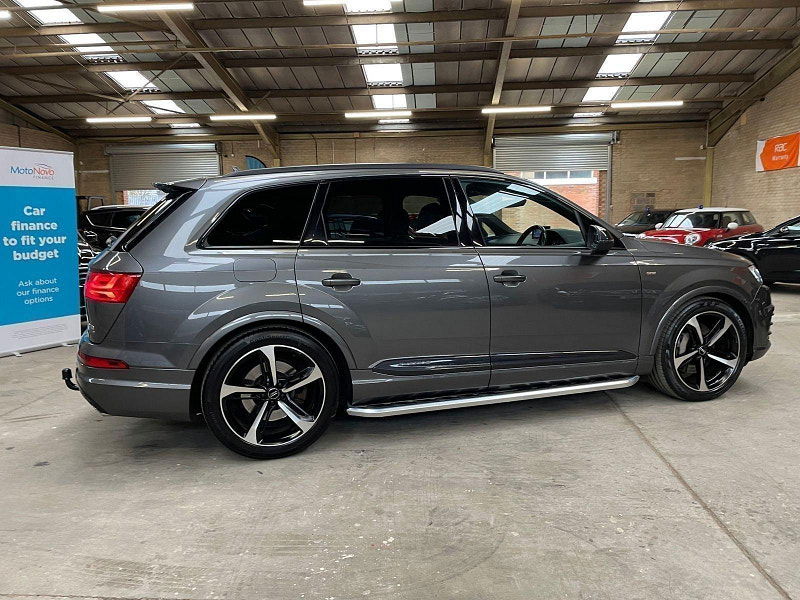 Audi Q7 3.0 TDI QUATTRO BLACK EDITION MHEV 5d 282 BHP SIDE STEPS, 21'S FULL LEATHER 21 INCH 5 SPOKE ALLOYS, BOSE, 5dr Automatic 2025