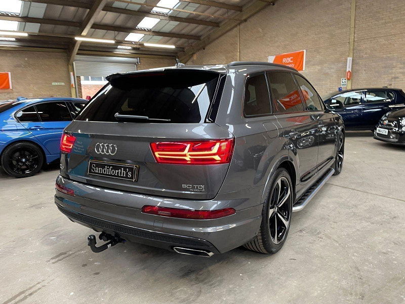 Audi Q7 3.0 TDI QUATTRO BLACK EDITION MHEV 5d 282 BHP SIDE STEPS, 21'S FULL LEATHER 21 INCH 5 SPOKE ALLOYS, BOSE, 5dr Automatic 2025