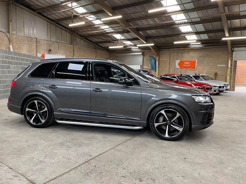 Audi Q7 3.0 TDI QUATTRO BLACK EDITION MHEV 5d 282 BHP SIDE STEPS, 21'S FULL LEATHER 21 INCH 5 SPOKE ALLOYS, BOSE, 5dr Automatic 2025
