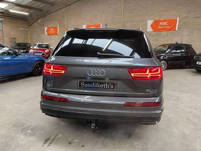 Audi Q7 3.0 TDI QUATTRO BLACK EDITION MHEV 5d 282 BHP SIDE STEPS, 21'S FULL LEATHER 21 INCH 5 SPOKE ALLOYS, BOSE, 5dr Automatic 2025