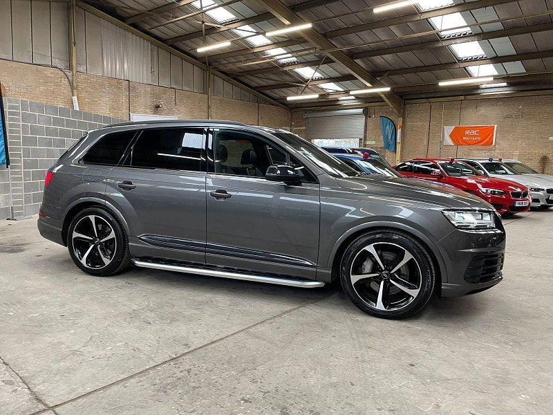 Audi Q7 3.0 TDI QUATTRO BLACK EDITION MHEV 5d 282 BHP SIDE STEPS, 21'S FULL LEATHER 21 INCH 5 SPOKE ALLOYS, BOSE, 5dr Automatic 2025