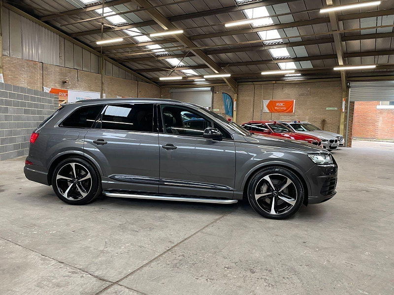 Audi Q7 3.0 TDI QUATTRO BLACK EDITION MHEV 5d 282 BHP SIDE STEPS, 21'S FULL LEATHER 21 INCH 5 SPOKE ALLOYS, BOSE, 5dr Automatic 2025
