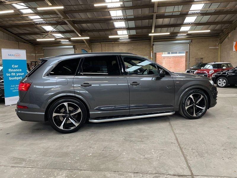 Audi Q7 3.0 TDI QUATTRO BLACK EDITION MHEV 5d 282 BHP SIDE STEPS, 21'S FULL LEATHER 21 INCH 5 SPOKE ALLOYS, BOSE, 5dr Automatic 2025