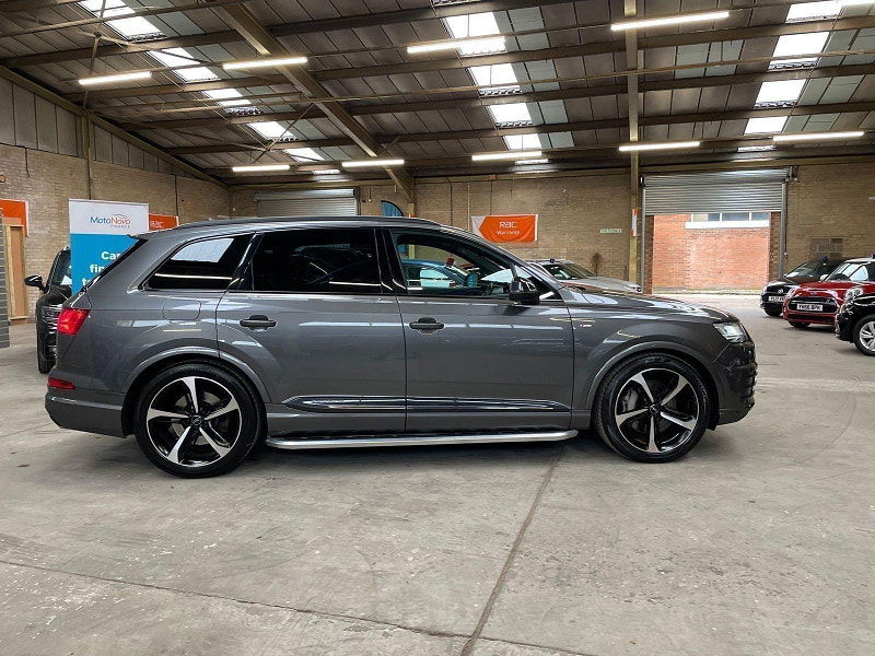 Audi Q7 3.0 TDI QUATTRO BLACK EDITION MHEV 5d 282 BHP SIDE STEPS, 21'S FULL LEATHER 21 INCH 5 SPOKE ALLOYS, BOSE, 5dr Automatic 2025