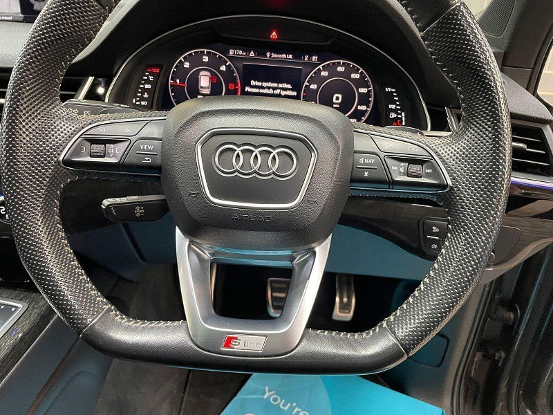 Audi Q7 3.0 TDI QUATTRO BLACK EDITION MHEV 5d 282 BHP SIDE STEPS, 21'S FULL LEATHER 21 INCH 5 SPOKE ALLOYS, BOSE, 5dr Automatic 2025