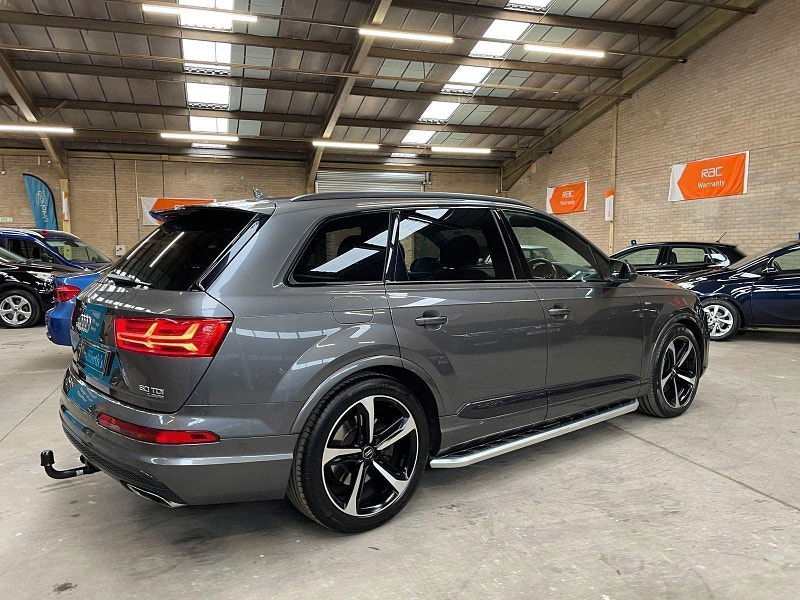 Audi Q7 3.0 TDI QUATTRO BLACK EDITION MHEV 5d 282 BHP SIDE STEPS, 21'S FULL LEATHER 21 INCH 5 SPOKE ALLOYS, BOSE, 5dr Automatic 2025