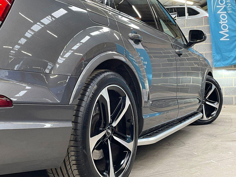 Audi Q7 3.0 TDI QUATTRO BLACK EDITION MHEV 5d 282 BHP SIDE STEPS, 21'S FULL LEATHER 21 INCH 5 SPOKE ALLOYS, BOSE, 5dr Automatic 2025