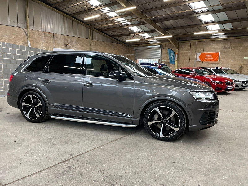 Audi Q7 3.0 TDI QUATTRO BLACK EDITION MHEV 5d 282 BHP SIDE STEPS, 21'S FULL LEATHER 21 INCH 5 SPOKE ALLOYS, BOSE, 5dr Automatic 2025