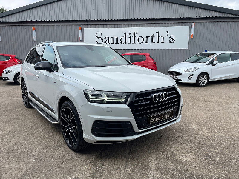 Audi Q7 3.0 TDI V6 S line SUV 5dr Diesel Tiptronic quattro Euro 6 (s/s) (218 ps) Full Black Leather. 22's 5dr Automatic 2024