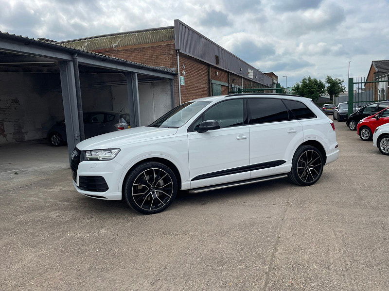 Audi Q7 3.0 TDI V6 S line SUV 5dr Diesel Tiptronic quattro Euro 6 (s/s) (218 ps) Full Black Leather. 22's 5dr Automatic 2024