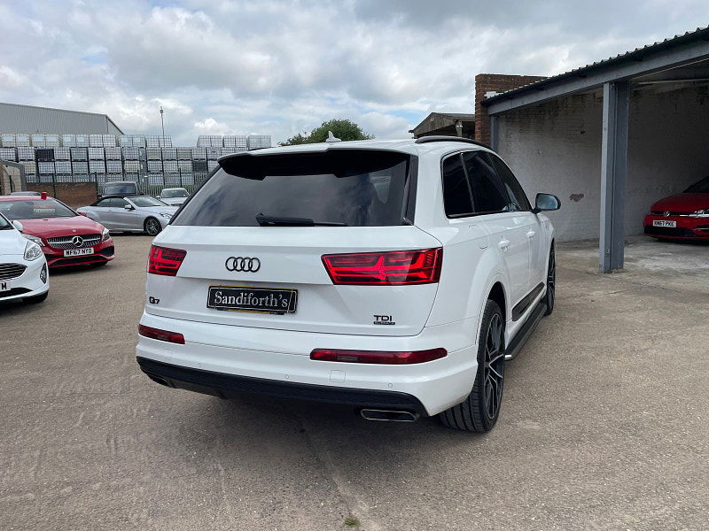 Audi Q7 3.0 TDI V6 S line SUV 5dr Diesel Tiptronic quattro Euro 6 (s/s) (218 ps) Full Black Leather. 22's 5dr Automatic 2024