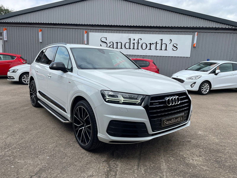 Audi Q7 3.0 TDI V6 S line SUV 5dr Diesel Tiptronic quattro Euro 6 (s/s) (218 ps) Full Black Leather. 22's 5dr Automatic 2024