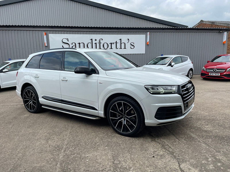 Audi Q7 3.0 TDI V6 S line SUV 5dr Diesel Tiptronic quattro Euro 6 (s/s) (218 ps) Full Black Leather. 22's 5dr Automatic 2024