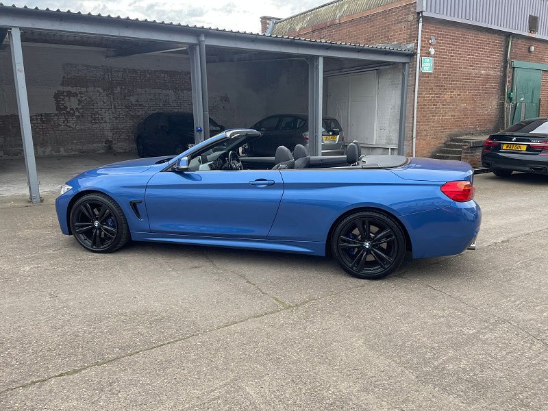 BMW 4 SERIES 2.0 420D M SPORT CABRIOLET 2d 188 BHP 6 SERVICES,  HEATED NECK SCARF, ONLY 55K 2dr Automatic 2024