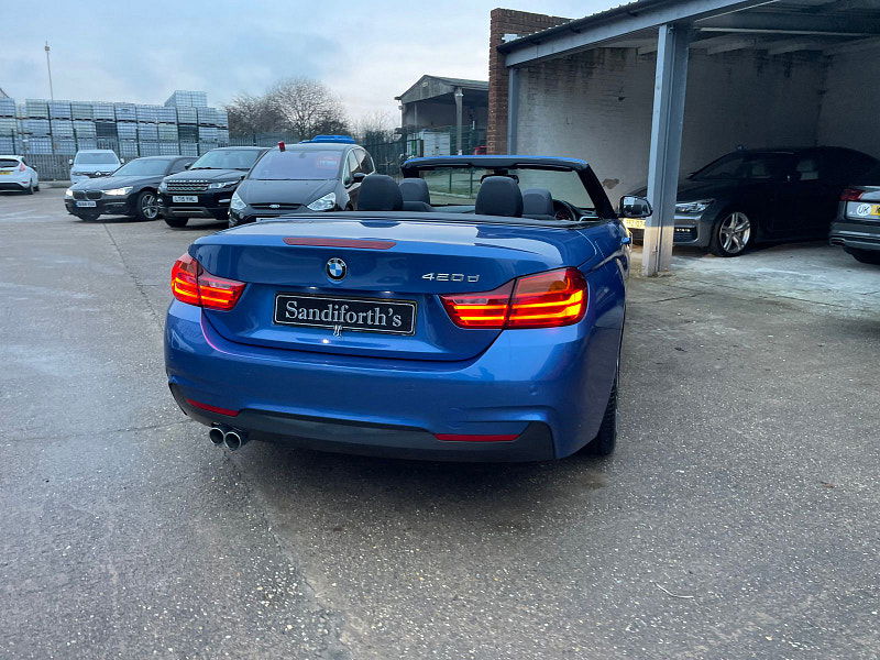 BMW 4 Series 2.0 420d M Sport Convertible 2dr Diesel Auto Euro 6 (s/s) (190 ps) 2dr Automatic 2024