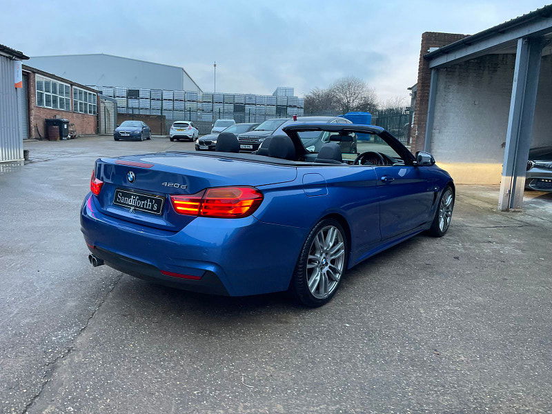 BMW 4 Series 2.0 420d M Sport Convertible 2dr Diesel Auto Euro 6 (s/s) (190 ps) 2dr Automatic 2024