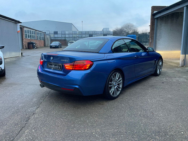 BMW 4 Series 2.0 420d M Sport Convertible 2dr Diesel Auto Euro 6 (s/s) (190 ps) 2dr Automatic 2024