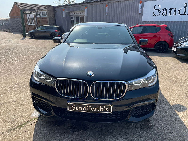 BMW 7 Series 3.0 740d M Sport Saloon 4dr Diesel Auto xDrive Euro 6 (s/s) (320 ps) Black Leather, Soft Close Doors 4dr Automatic 2024