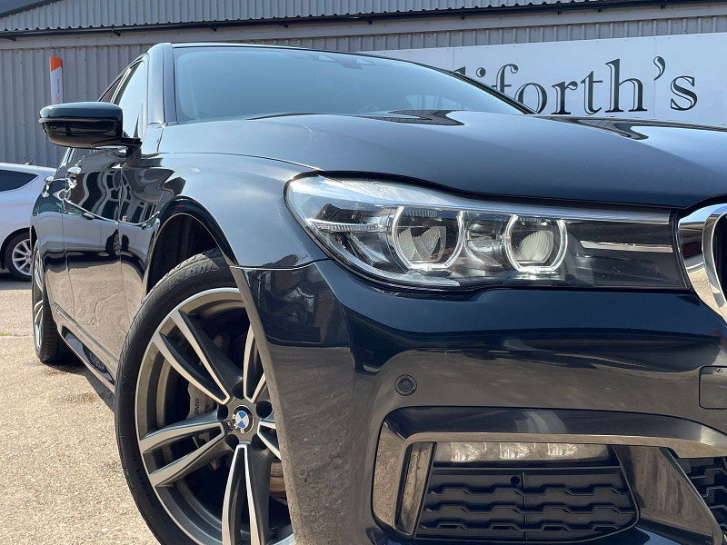 BMW 7 Series 3.0 740d M Sport Saloon 4dr Diesel Auto xDrive Euro 6 (s/s) (320 ps) Black Leather, Soft Close Doors 4dr Automatic 2024