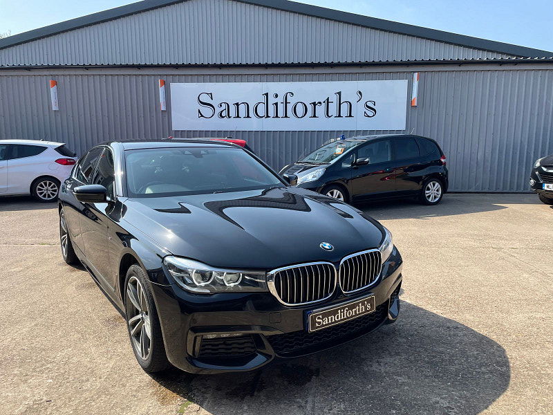 BMW 7 Series 3.0 740d M Sport Saloon 4dr Diesel Auto xDrive Euro 6 (s/s) (320 ps) Black Leather, Soft Close Doors 4dr Automatic 2024