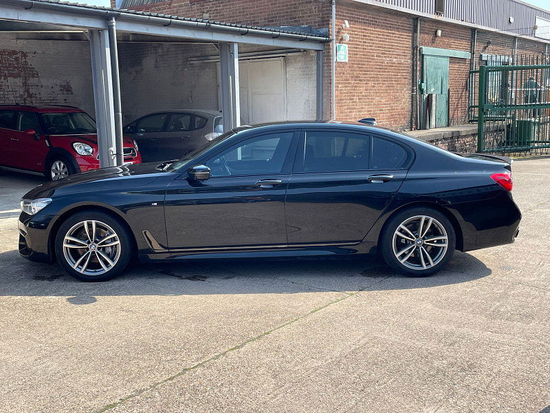 BMW 7 Series 3.0 740d M Sport Saloon 4dr Diesel Auto xDrive Euro 6 (s/s) (320 ps) Black Leather, Soft Close Doors 4dr Automatic 2024