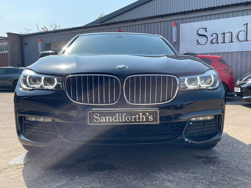 BMW 7 Series 3.0 740d M Sport Saloon 4dr Diesel Auto xDrive Euro 6 (s/s) (320 ps) Black Leather, Soft Close Doors 4dr Automatic 2024