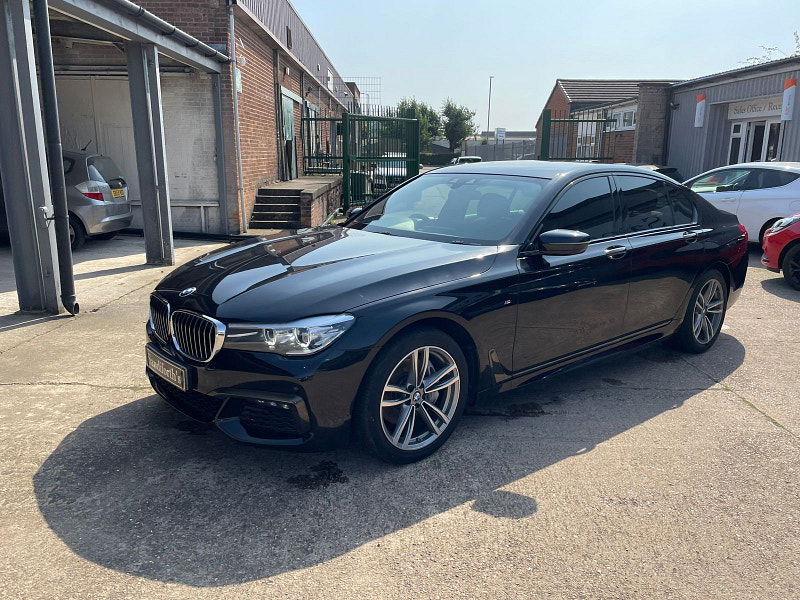 BMW 7 Series 3.0 740d M Sport Saloon 4dr Diesel Auto xDrive Euro 6 (s/s) (320 ps) Black Leather, Soft Close Doors 4dr Automatic 2024