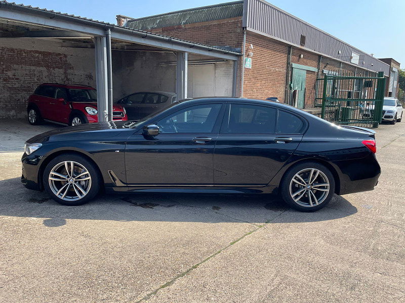 BMW 7 Series 3.0 740d M Sport Saloon 4dr Diesel Auto xDrive Euro 6 (s/s) (320 ps) Black Leather, Soft Close Doors 4dr Automatic 2024