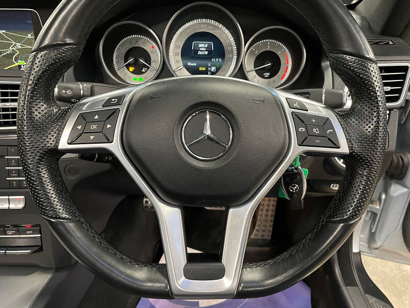 Mercedes-Benz E-Class 3.0 E 350 D AMG LINE EDITION 2d 255 BHP ONLY 26K 2 SERVICES,  SAT NAV, ONLY 1 FORMER KEEPER, 2dr Automatic 2025