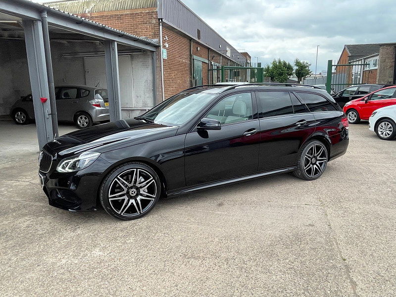 Mercedes-Benz E Class 3.0 E350 V6 BlueTEC AMG Night Edition (Premium) Estate 5dr Diesel G-Tronic+ Euro 6 (s/s) (258 ps) 5dr Automatic 2024